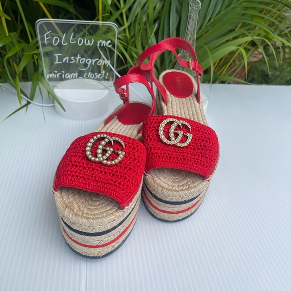 New Gucci Espadrilles 38 - Picture 6 of 12